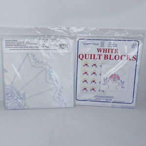 VTG White Quilt Blocks